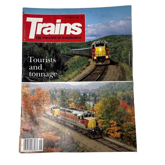 Trains Magazine of Railroading September 1984 u Tourist and Tonnage - Picture 1 of 6